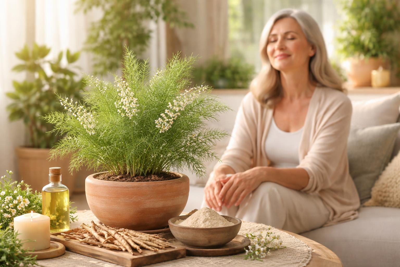 découvrez comment le shatavari peut être un allié précieux pour soulager les symptômes de la ménopause, en favorisant bien-être et équilibre naturel.