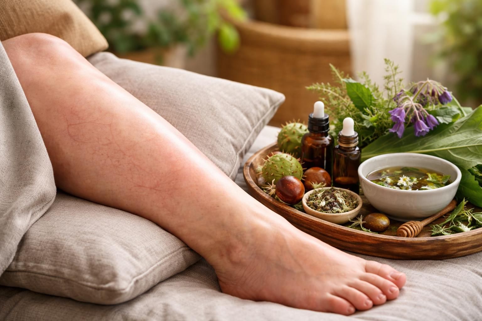 découvrez les remèdes de grand-mère à base de plantes médicinales efficaces pour soulager une jambe gonflée rapidement et naturellement.