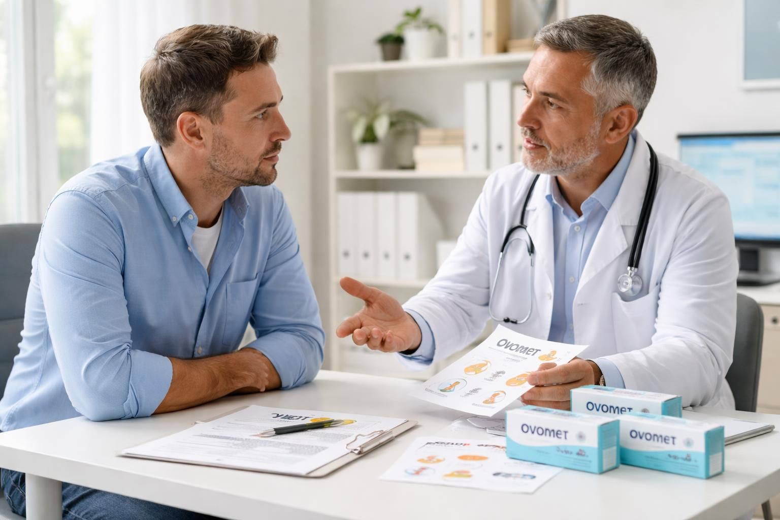 découvrez les effets secondaires possibles de l'ovomet, un guide essentiel pour informer et préparer les patients avant traitement.