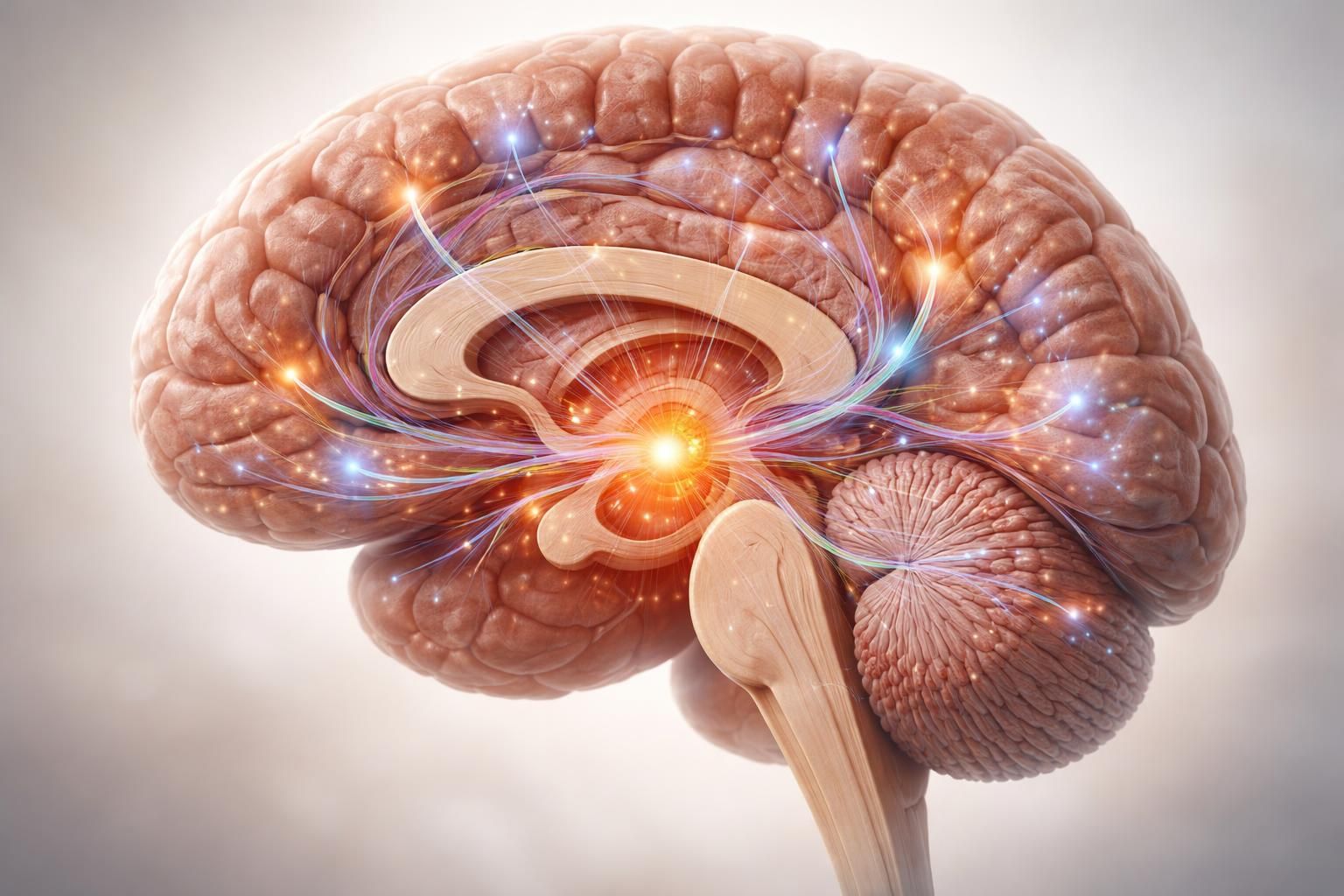 découvrez comment l'amygdale interagit avec d'autres régions du cerveau pour influencer les émotions, la mémoire et le comportement.